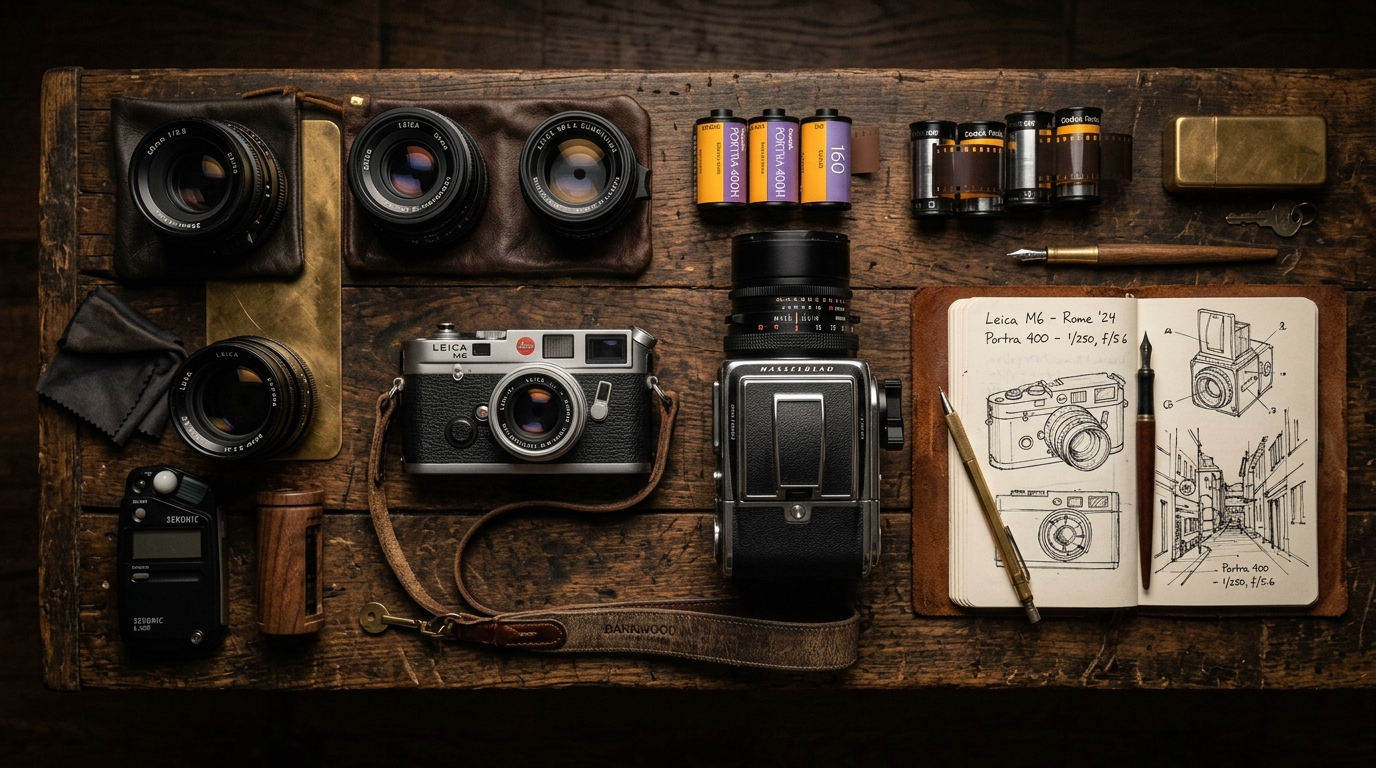 Julian Vance Camera Gear Flatlay